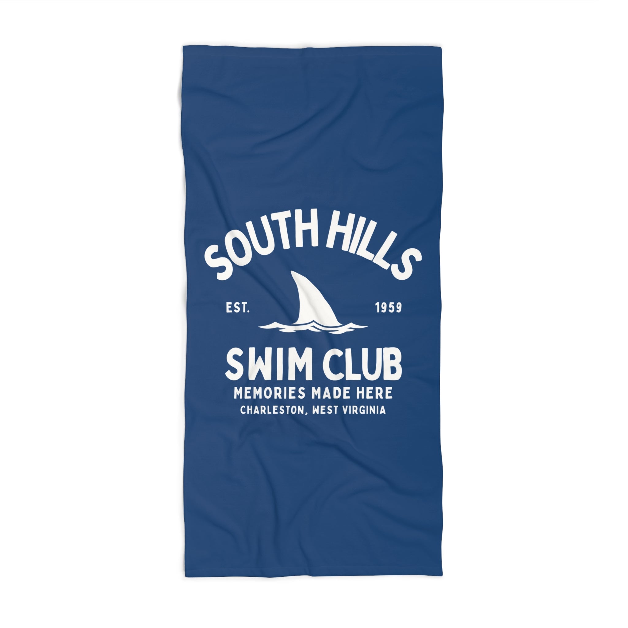 South Hills Swim Club Heritage Graphic Beach Towel