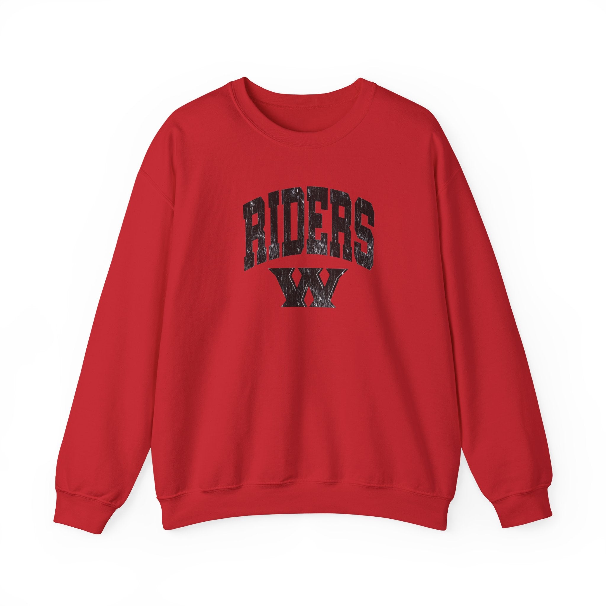Adult Unisex Riders Arch Vintage Distressed W Graphic Sweatshirt