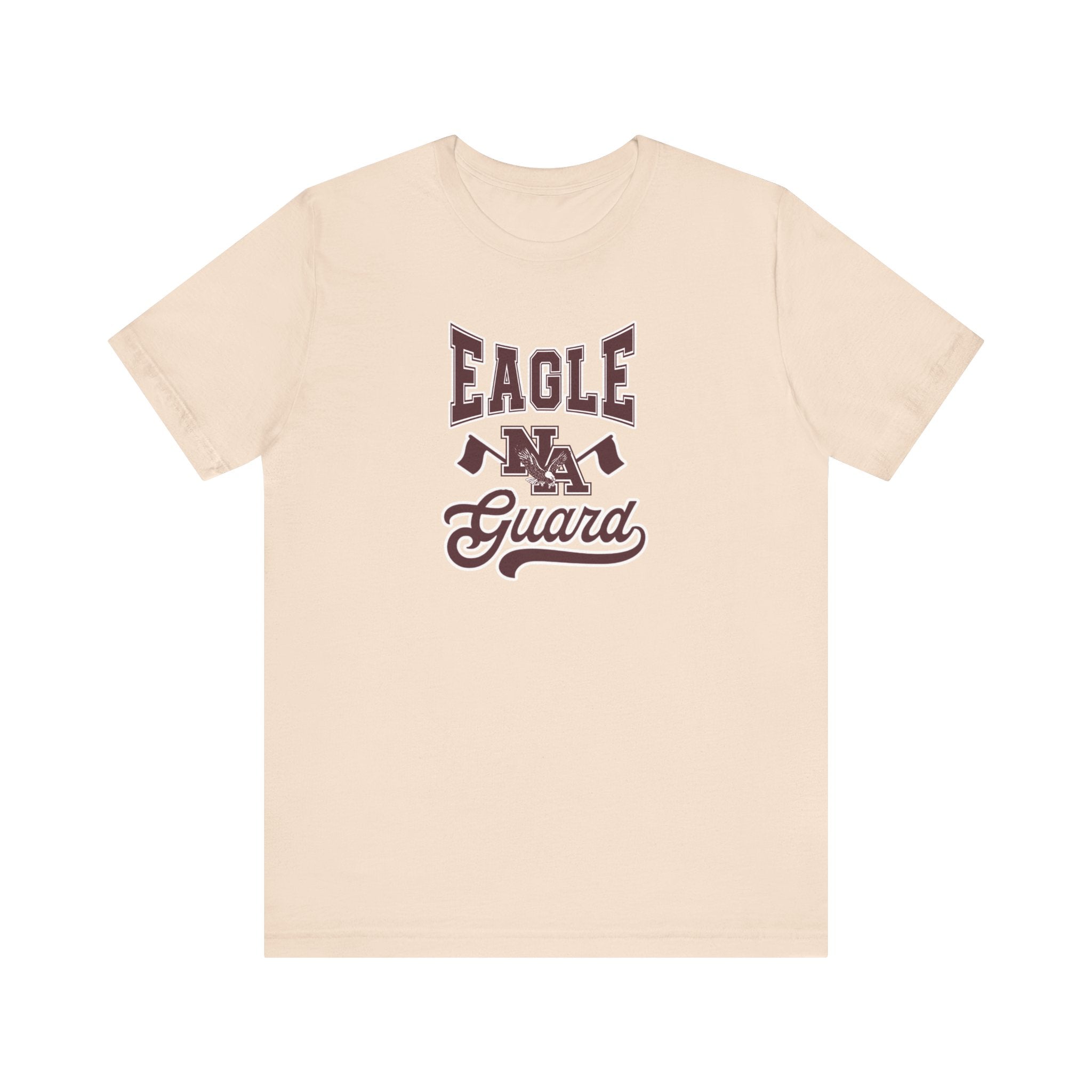 Adult Unisex Classic Varsity Eagle Guard Graphic Short Sleeve Soft Tee
