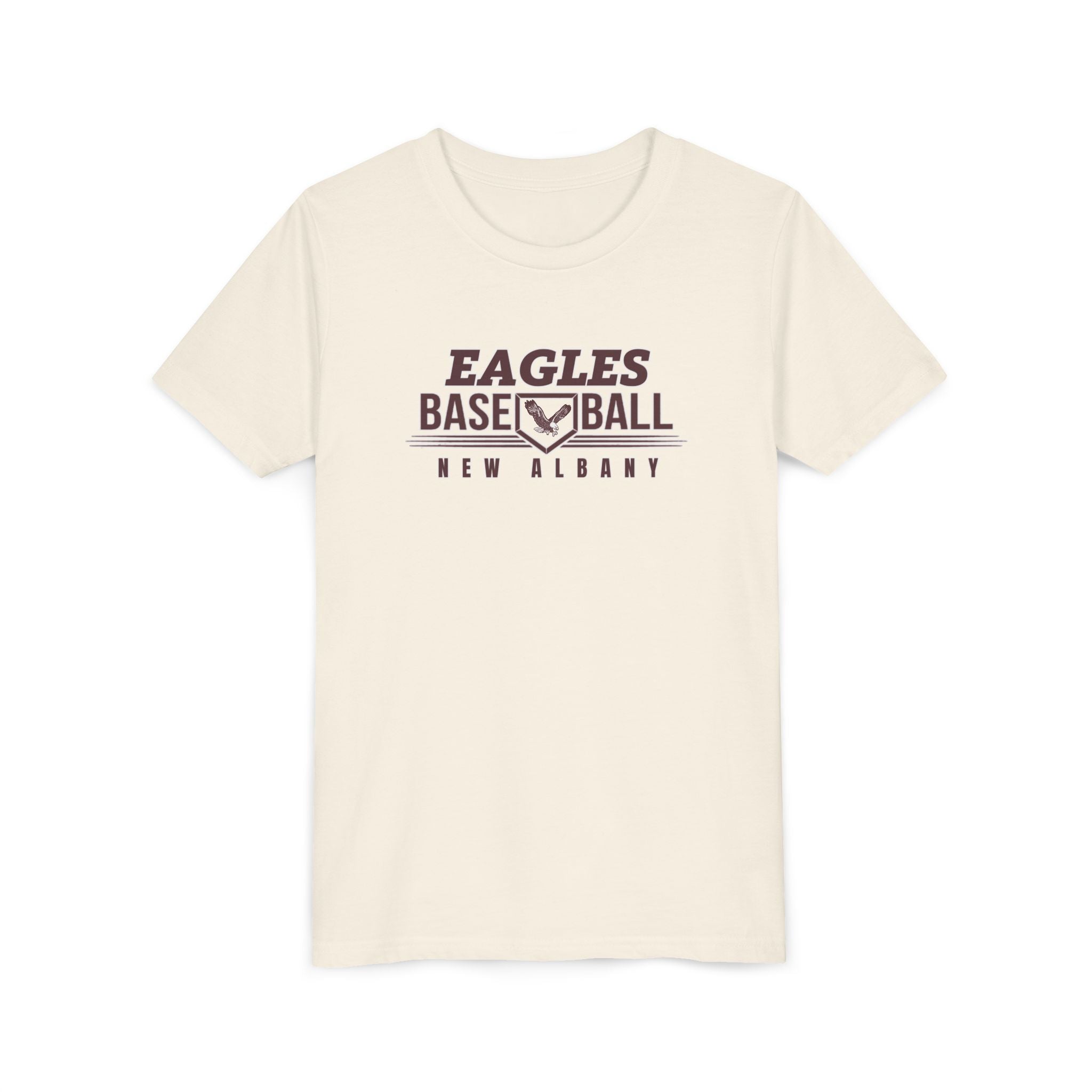 Youth New Albany Eagles Home Plate Pride Graphic Short Sleeve Soft Tee