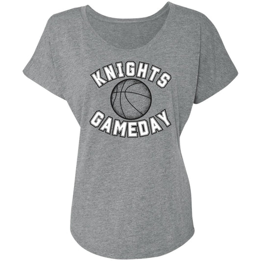 Women's Super Soft Basketball Game Day Dolman Graphic Tee - Nordonia Knights