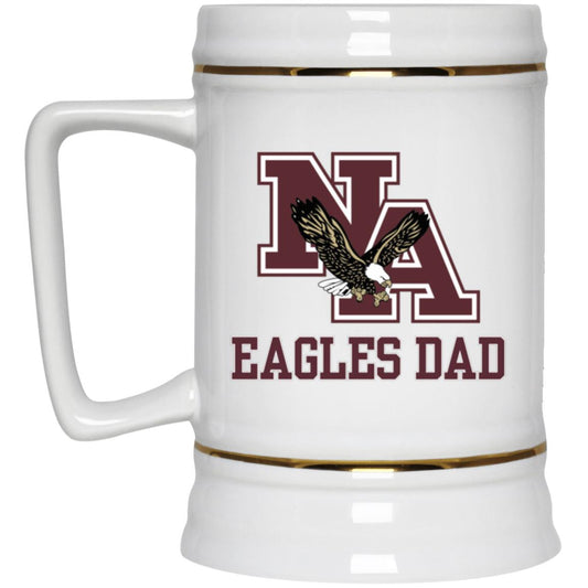 Men's Classic Logo NA Dad Beer Stein - New Albany Eagles