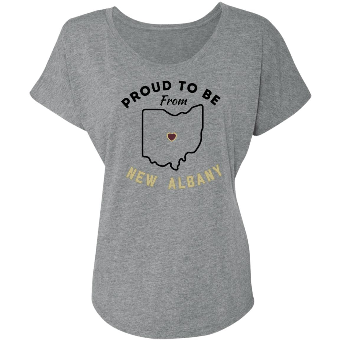 Women's Super Soft City Pride Dolman Graphic Tee - New Albany