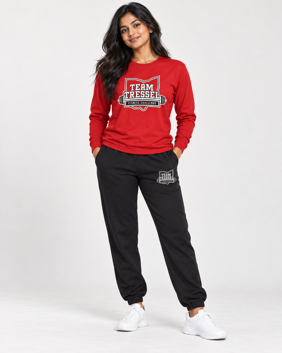 Adult Unisex Team Tressel Fitness Challenge Graphic Jogger with Pockets