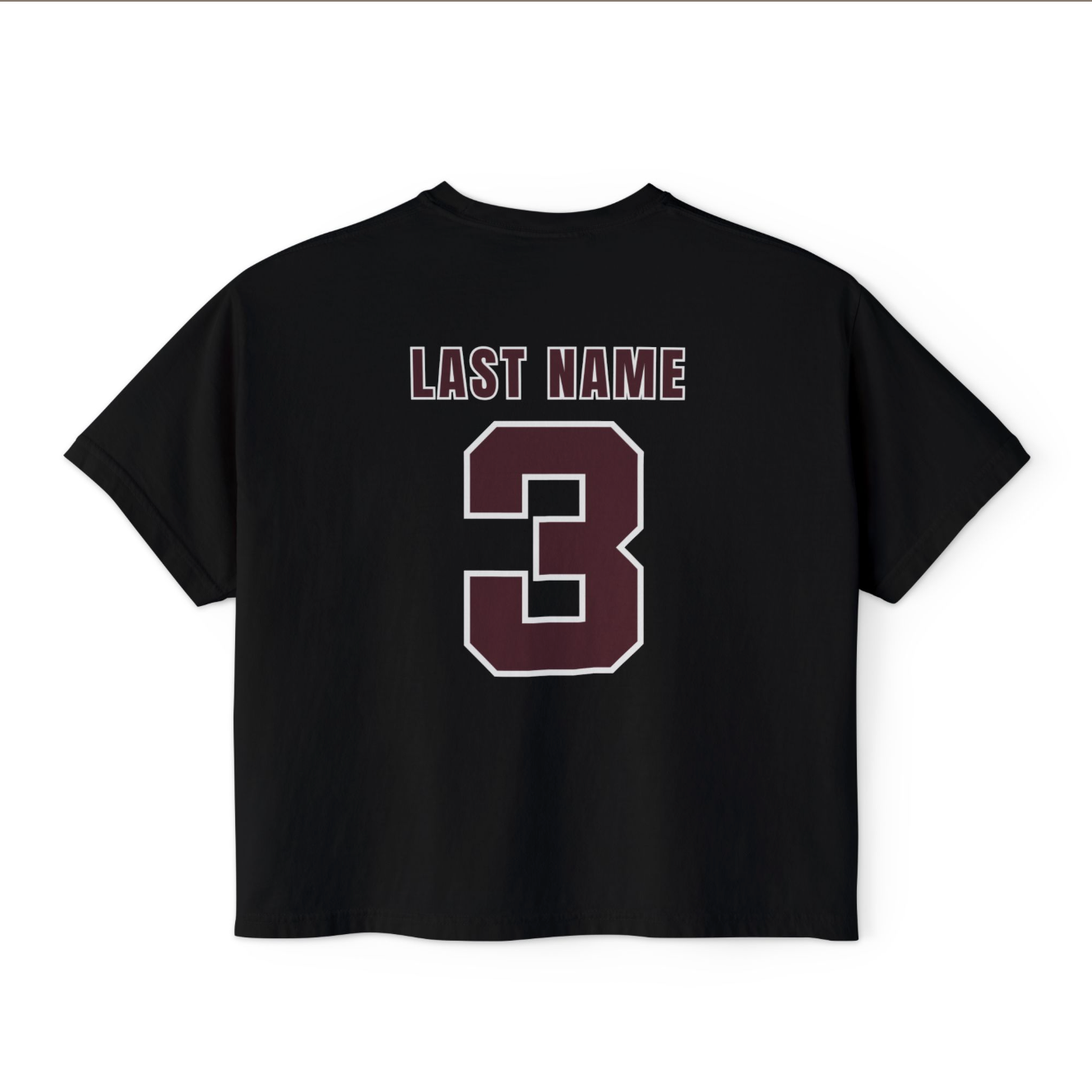 CUSTOMIZED Women's Eagles Team Uniform Away Jersey Boxy Crop Tee