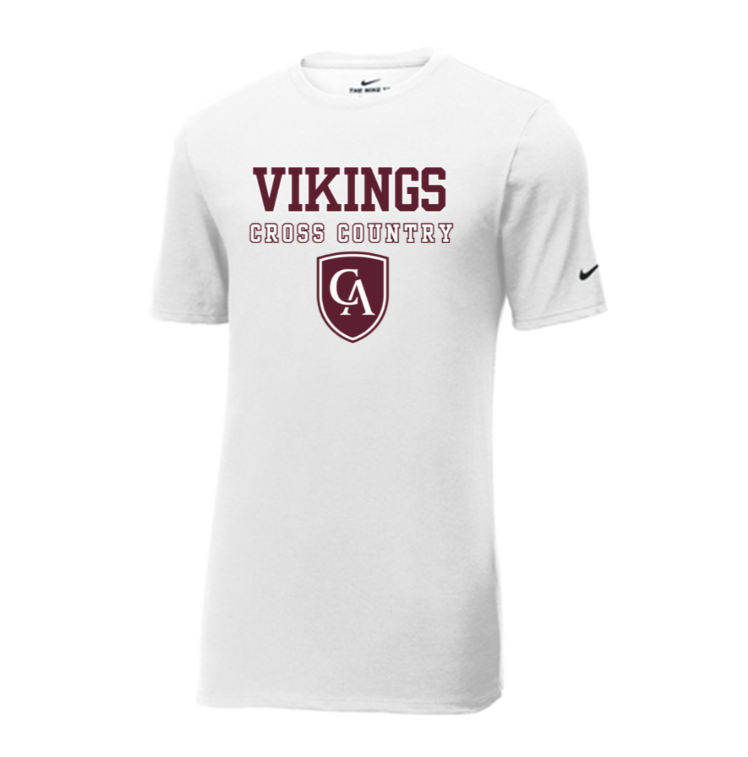 Adult Unisex Columbus Academy Vikings Cross Country Graphic Nike Dri-FIT Performance Tee