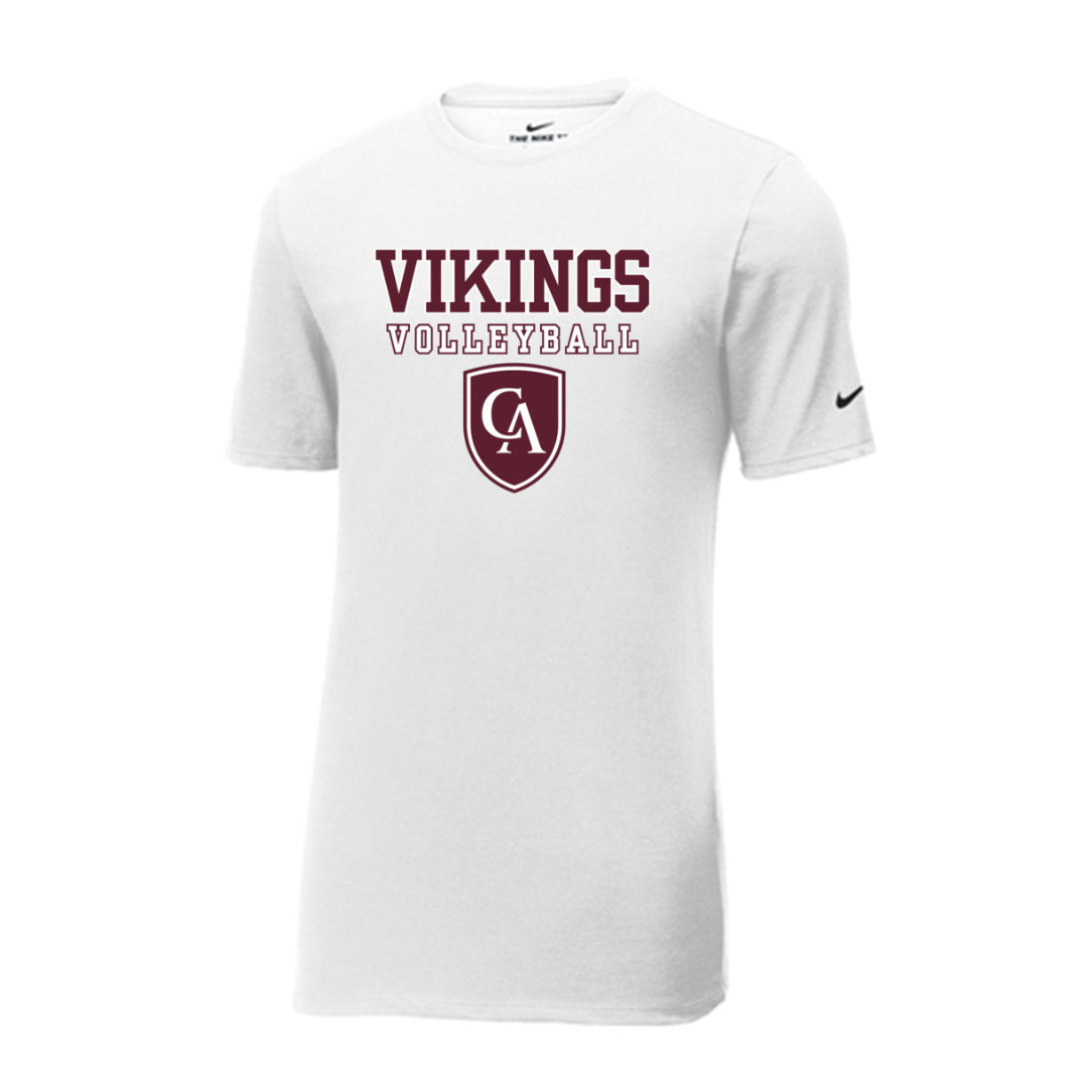 Adult Unisex Columbus Academy Vikings Volleyball Graphic Nike Dri-FIT Performance Tee