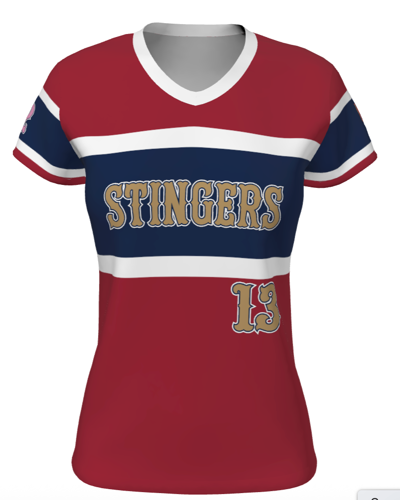 Champro Juice Stingers Softball Uniform Jersey Tee