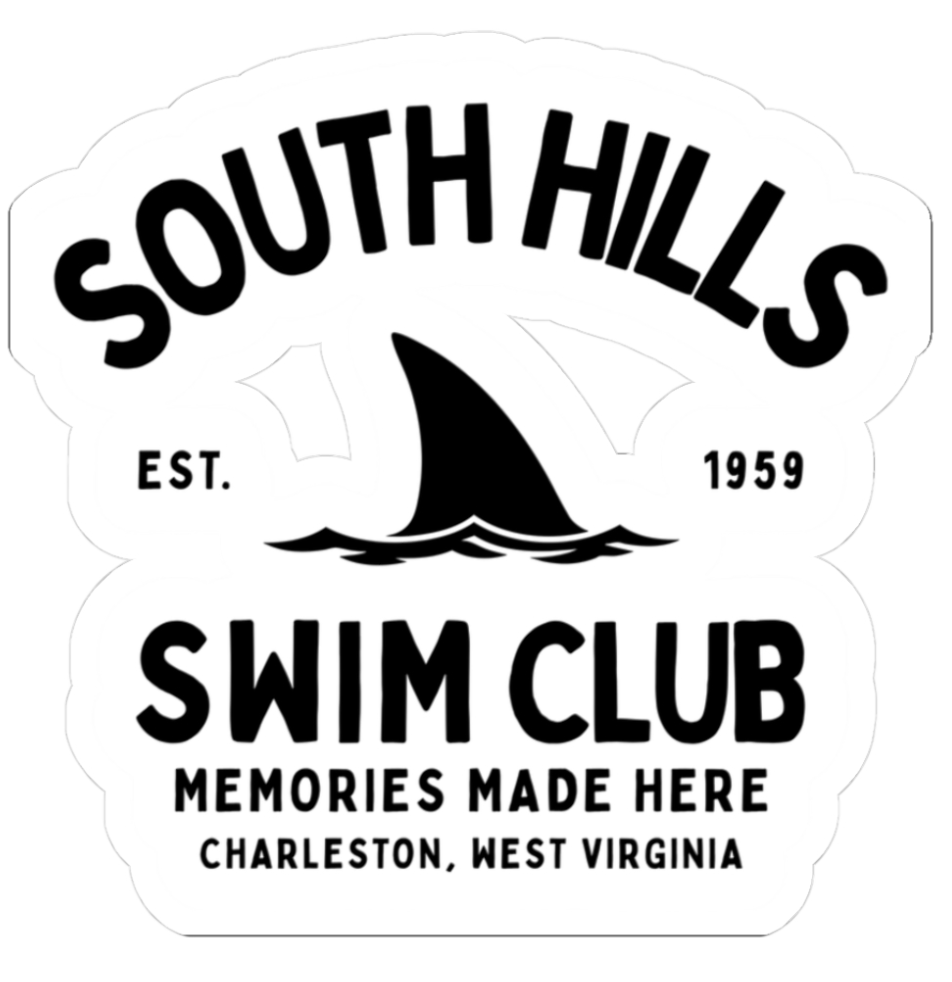 South Hills Swim Club Heritage Graphic Kiss-Cut Sticker
