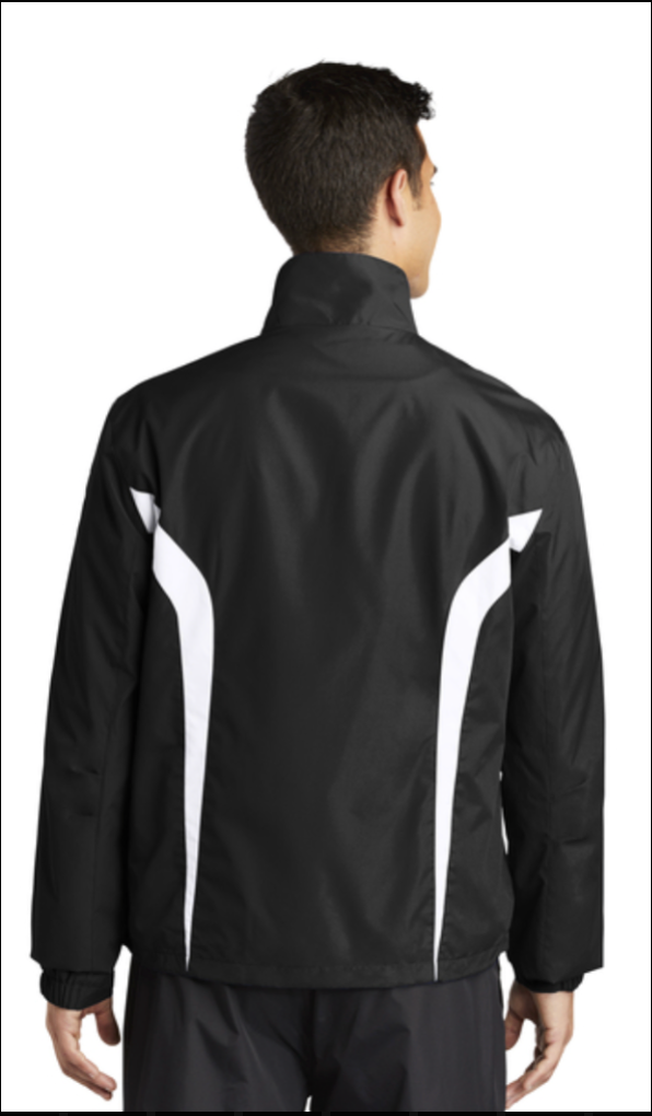 Men's Colorblock Windbreaker Jacket with Gold Logo - LACROSSE
