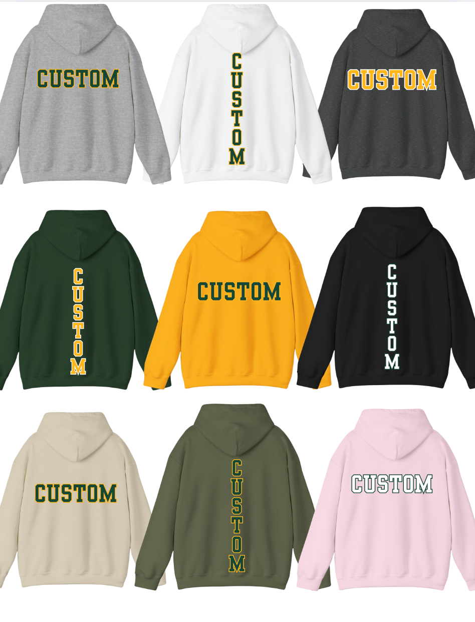 Adult Unisex Choose your Graphic Hoodie with Customized Back - Brooke Bruins