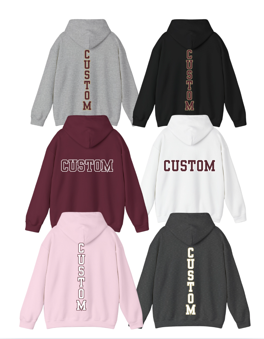 Youth Choose your Graphic Hoodie with Customized Back - New Albany Football