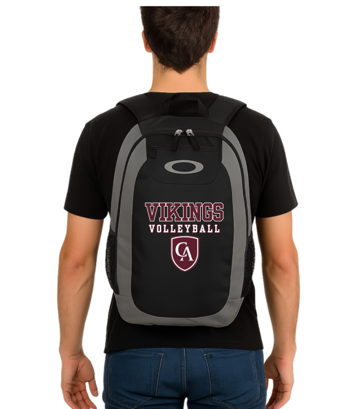 Columbus Academy Vikings Volleyball Logo Oakley Brand Enduro Backpack