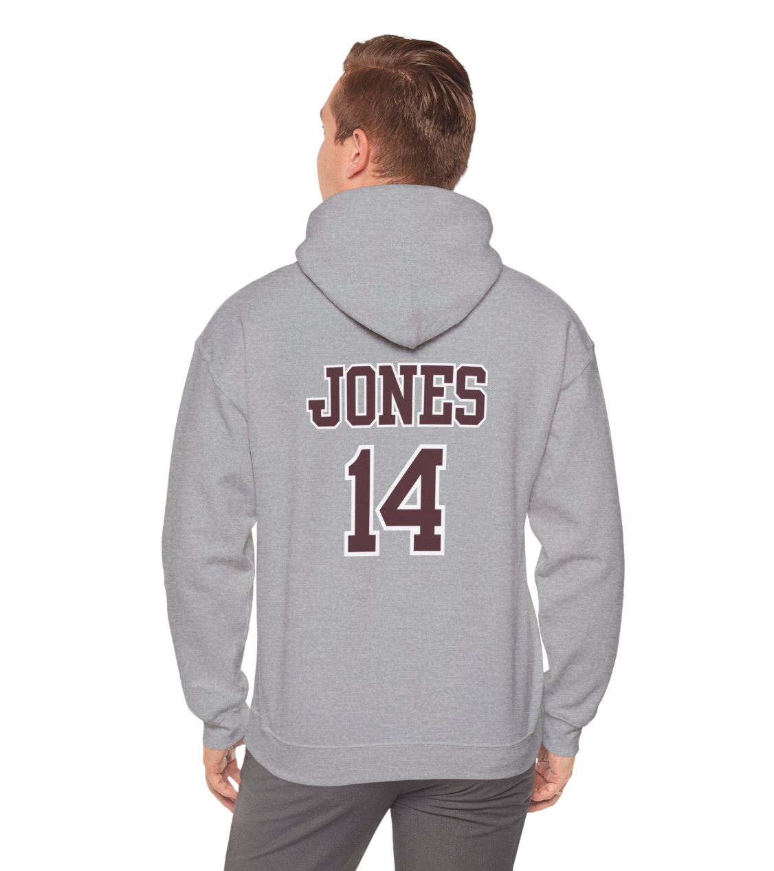 Adult Unisex Choose your Graphic Hoodie with Customized Back - Columbus Academy Winter Sports