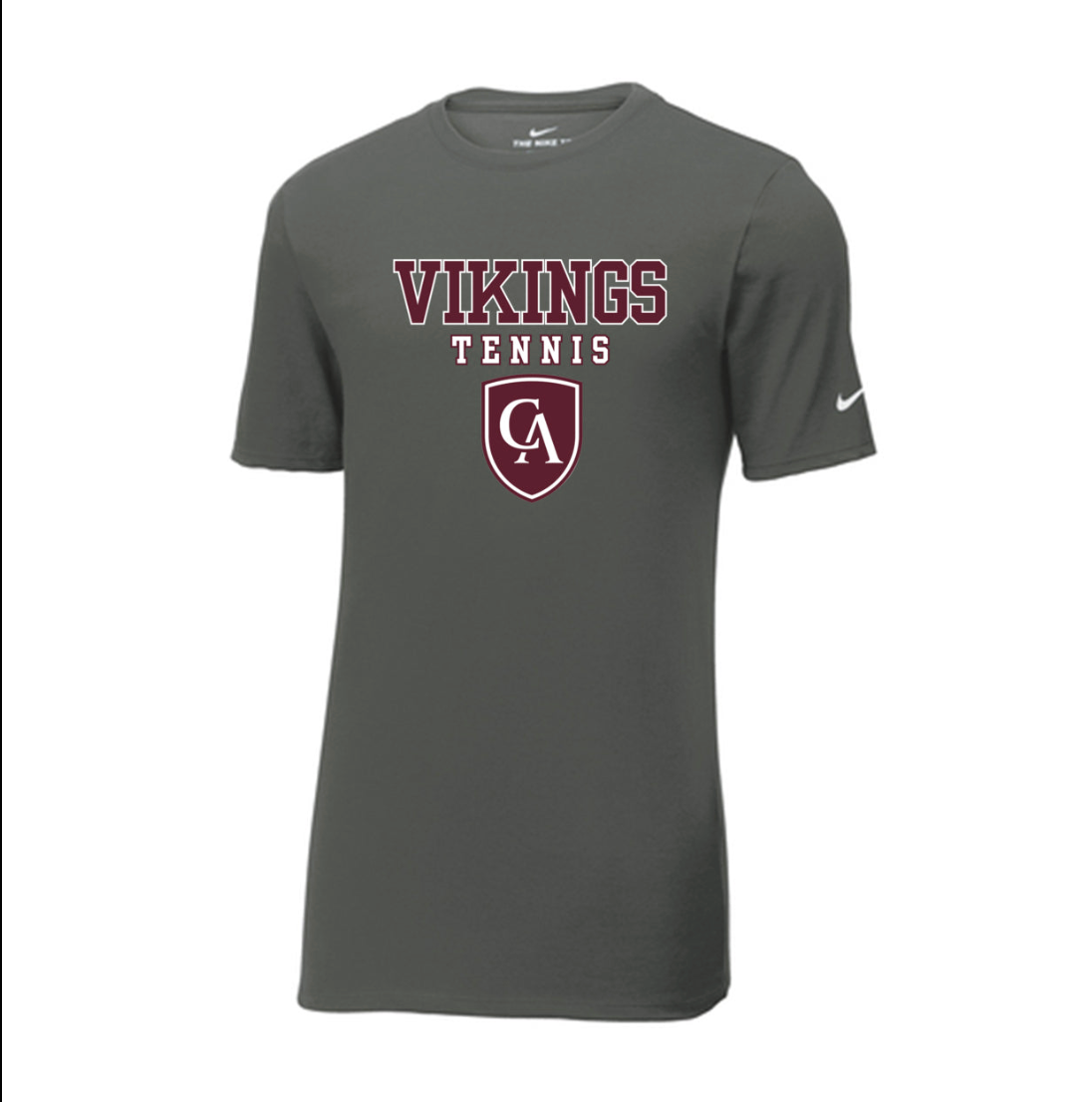 Adult Unisex Columbus Academy Vikings Tennis Graphic Nike Dri-FIT Performance Tee
