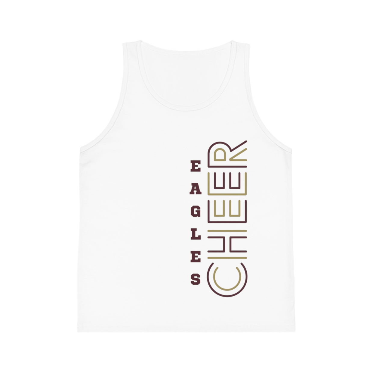 Youth Eagles Vertical Cheer Graphic Tank
