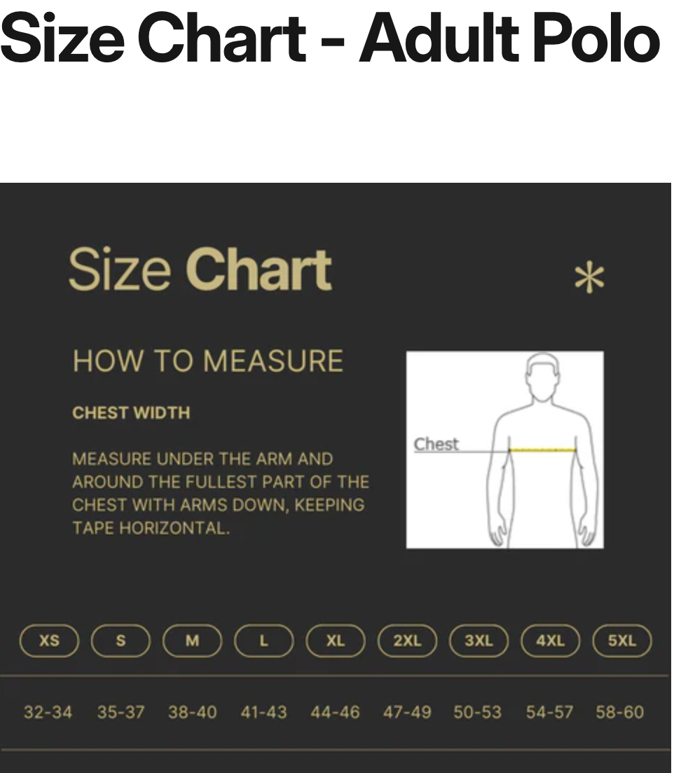 2025-26 Adult Unisex Sizing 8th-12th Grade Choir Concert Polo - New Albany Eagles