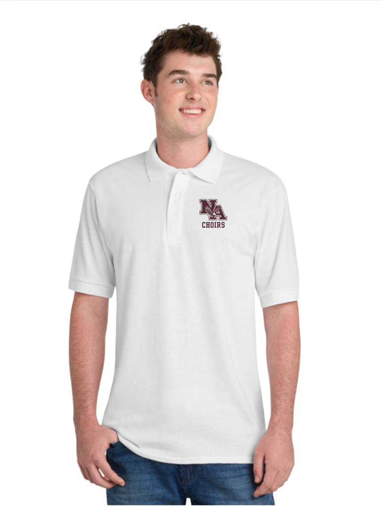 2025-26 Adult Unisex Sizing 8th-12th Grade Choir Concert Polo - New Albany Eagles