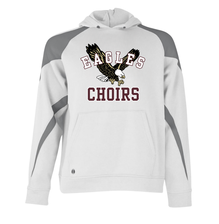 Adult Unisex Flying Choirs Eagle Graphic Holloway Colorblock Fleece Hoodie