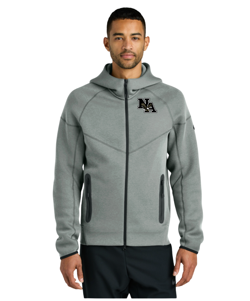 Adult Unisex Nike Tech Fleece Full Zip-Hoodie with Embroidered Classic Logo