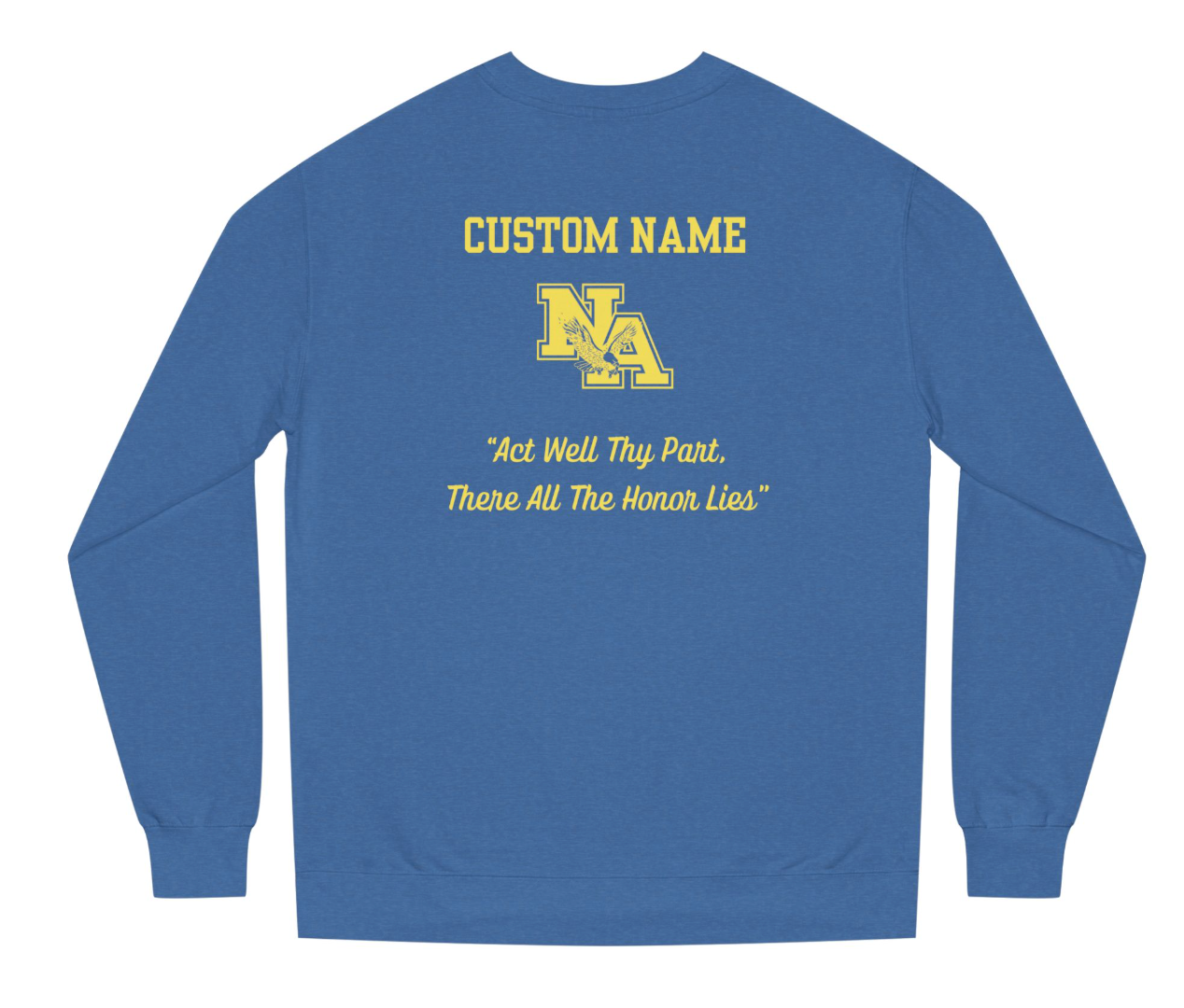 Adult Unisex New Albany Theatre Thespian Society Crewneck Sweatshirt - CUSTOMIZED