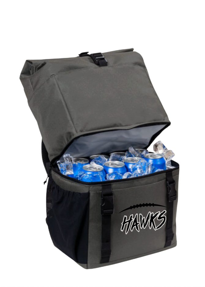 Westerville Central Warhawks Football 18-Can Backpack Cooler