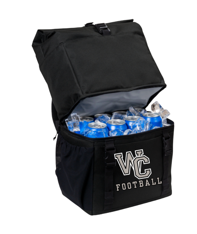 Westerville Central Football Logo 18-Can Backpack Cooler