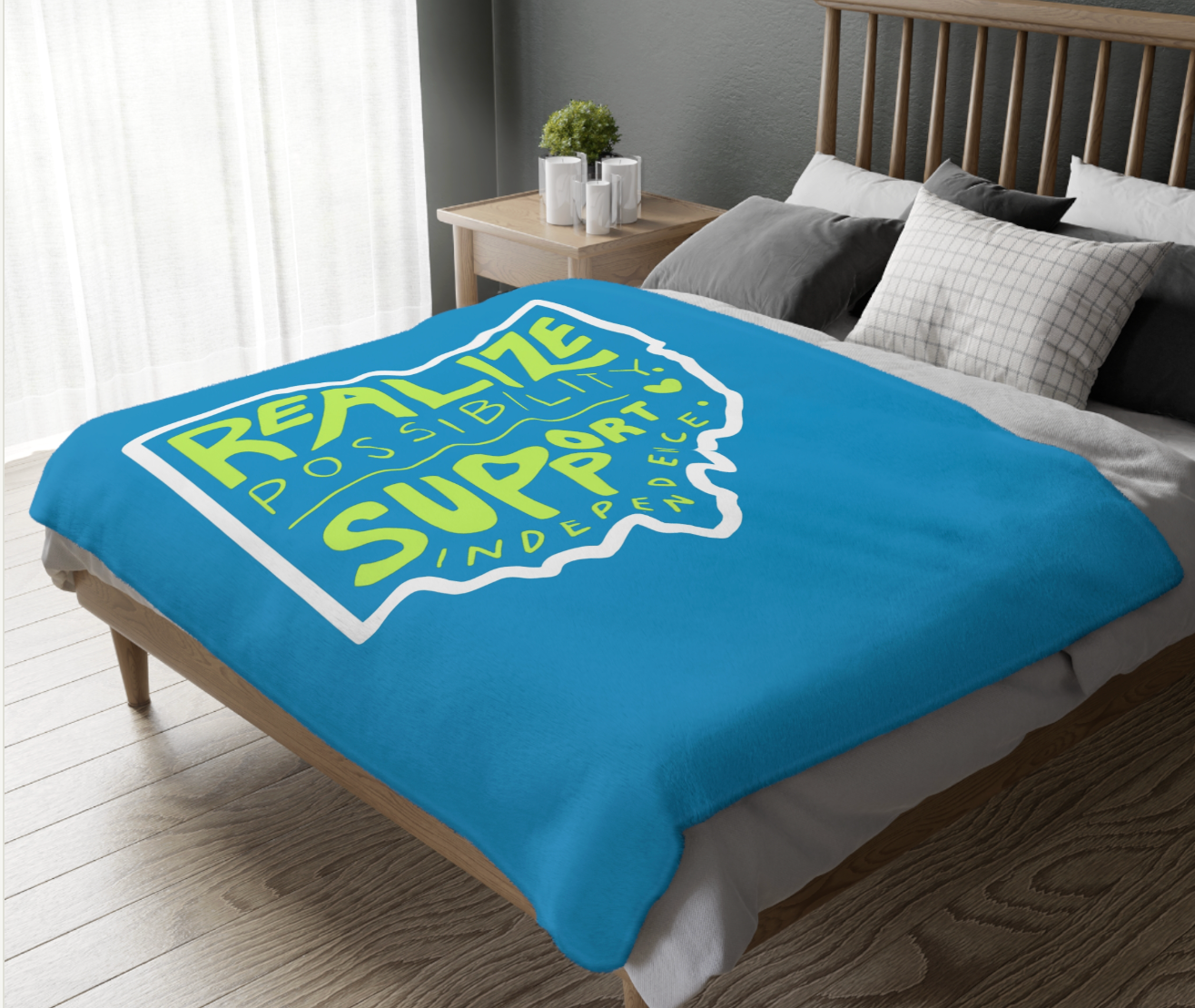 CUSTOMIZED Choose your Graphic Super Soft Reversible Velveteen Microfiber Blanket (Two-sided print) - Bridgeway