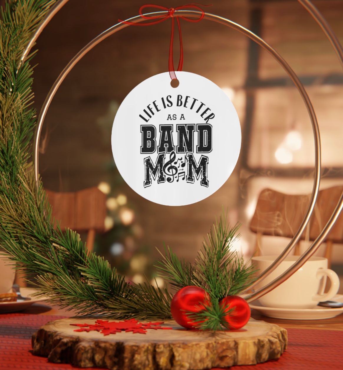 Customized Metal Ornament - New Albany Band