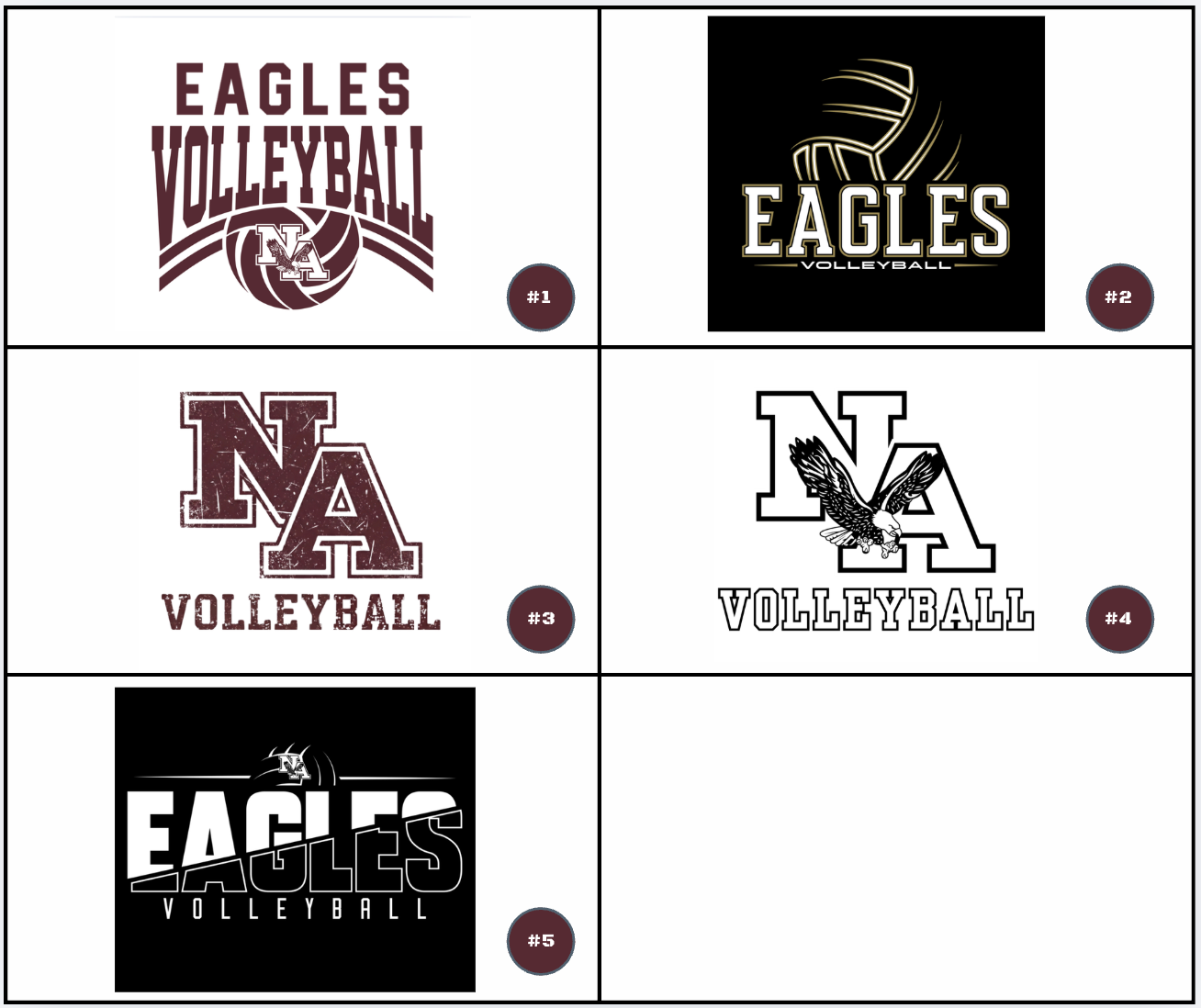 Adult Unisex Choose your Graphic Sweatshirt with Customized Back - New Albany Volleyball