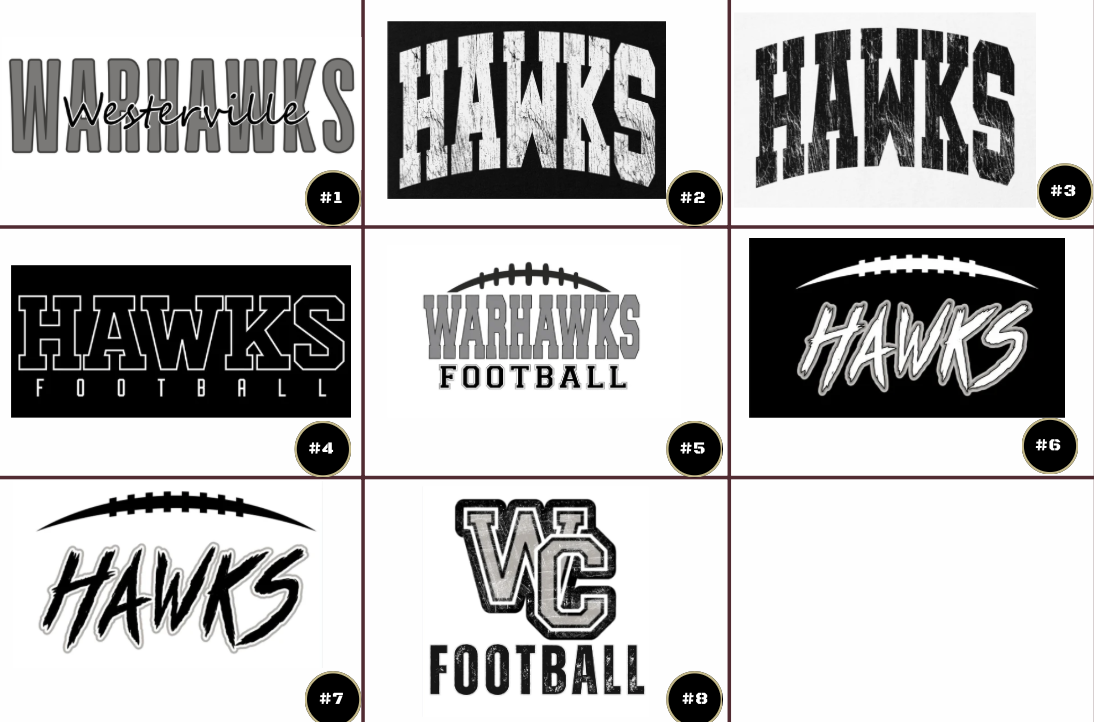 Women's Choose your Graphic Short Sleeve Boxy Crop Tee with Customized Back - Westerville Central Football