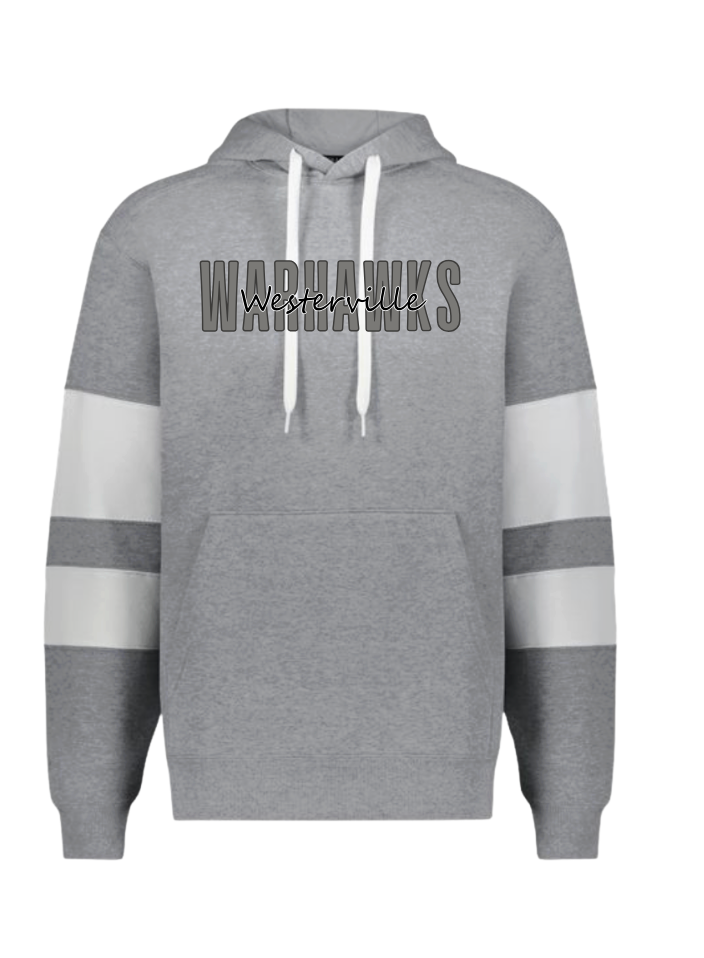 Adult Unisex Westerville Central Warhawks Spirit Script Graphic Holloway Brand Hoodie