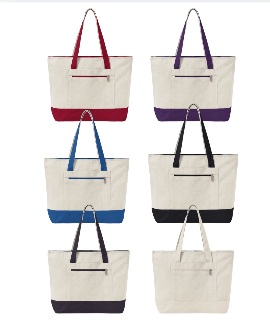 Choose your Graphic Large Canvas Tote - Akhia