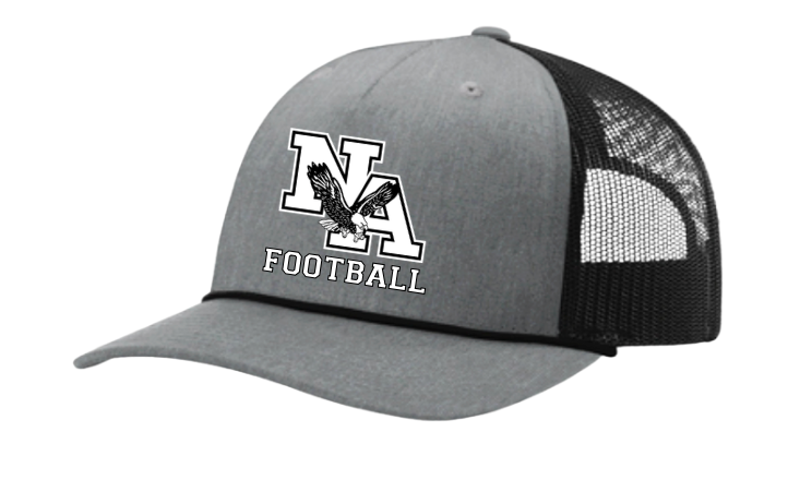 New Albany Football Logo Richardson Brand Five-Panel Trucker Rope Cap