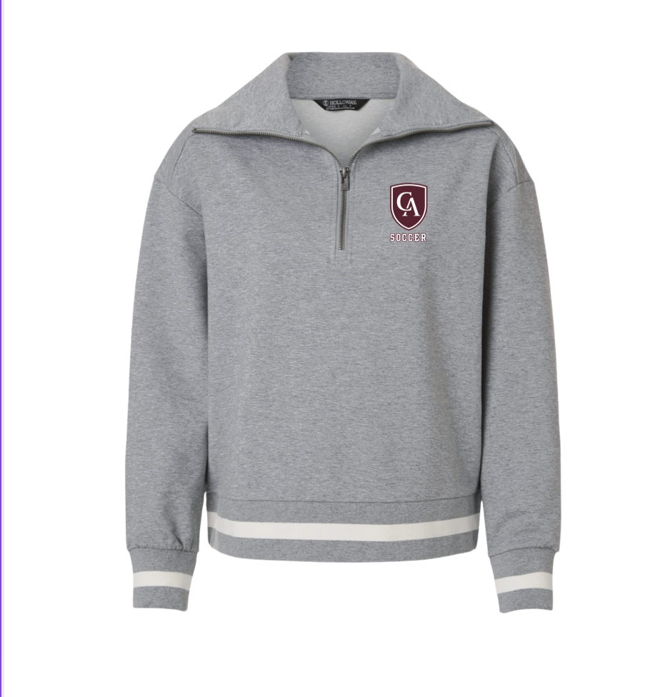 Women's Columbus Academy Soccer Graphic Heritage Prep Quarter-Zip Pullover