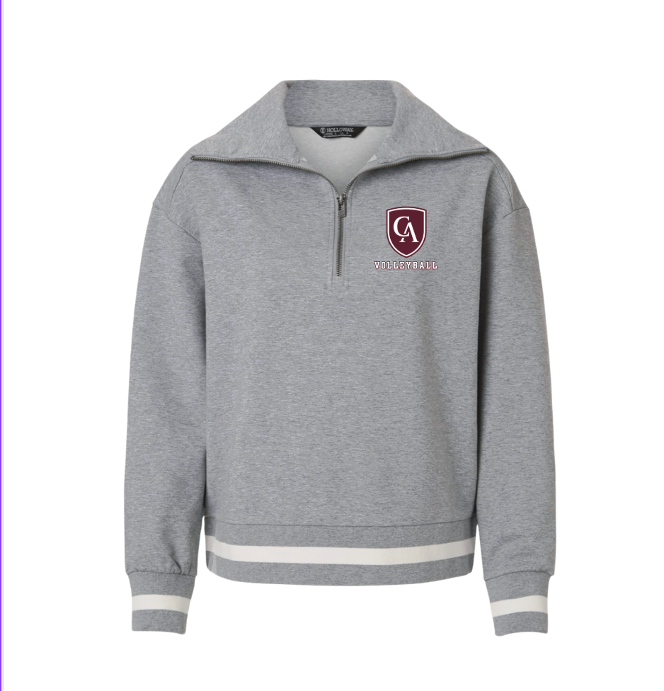 Women's Columbus Academy Volleyball Graphic Heritage Prep Quarter-Zip Pullover