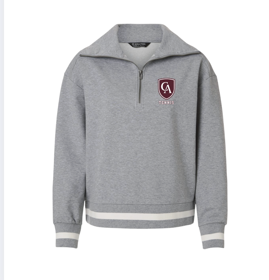 Women's Columbus Academy Tennis Graphic Heritage Prep Quarter-Zip Pullover