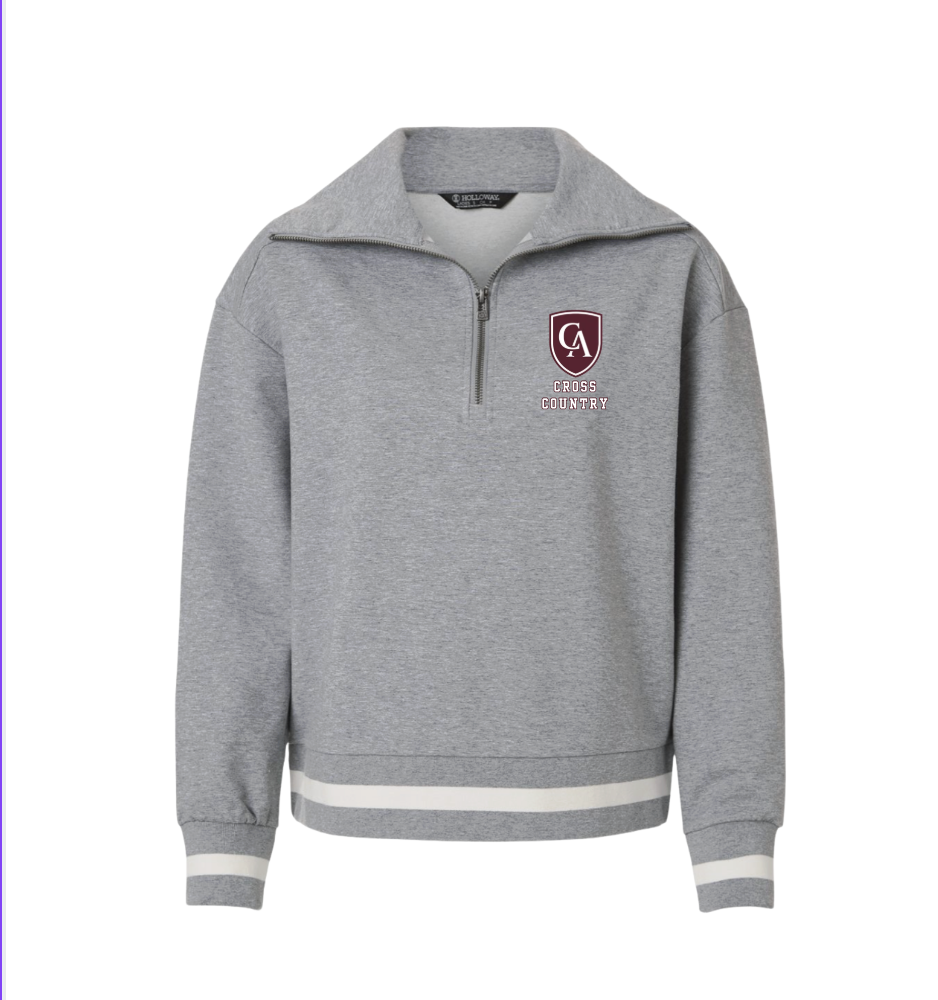 Women's Columbus Academy Cross Country Graphic Heritage Prep Quarter-Zip Pullover
