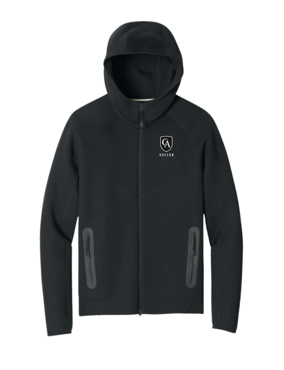 Adult Unisex Nike Tech Fleece Full Zip-Hoodie with Embroidered Columbus Academy Soccer Logo