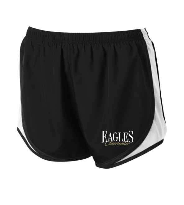 Women's Eagles Script Cheer Graphic Sport Tek Cadence Short