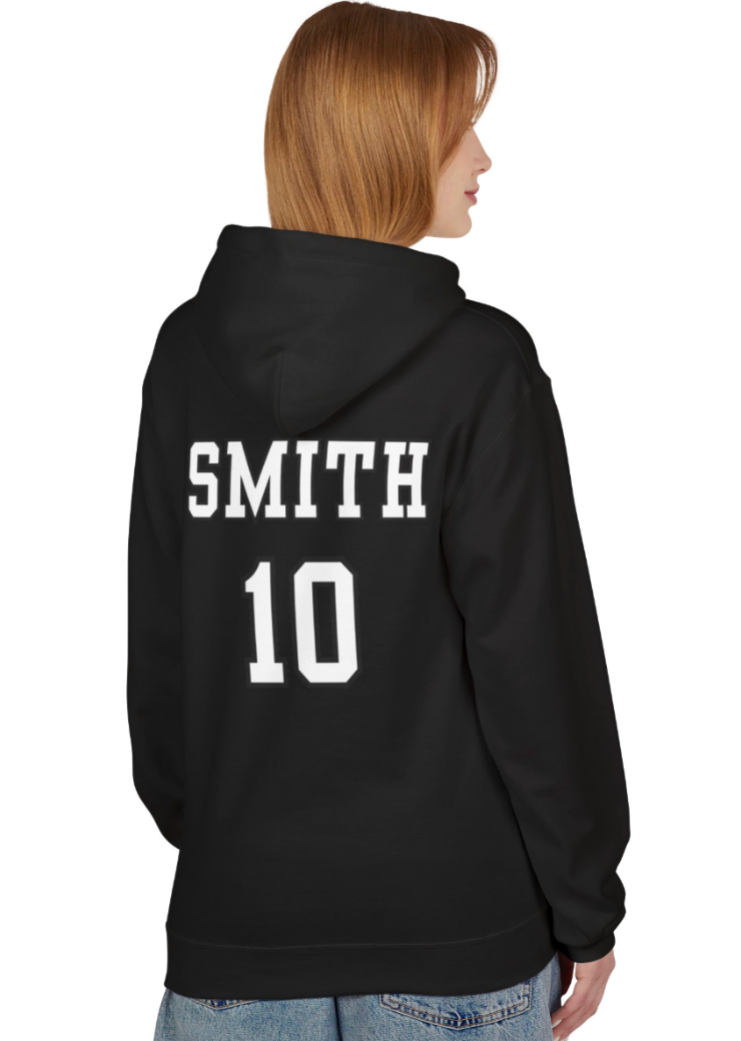 Adult Unisex Choose your Graphic Hoodie with Customized Back - New Albany Youth Soccer League