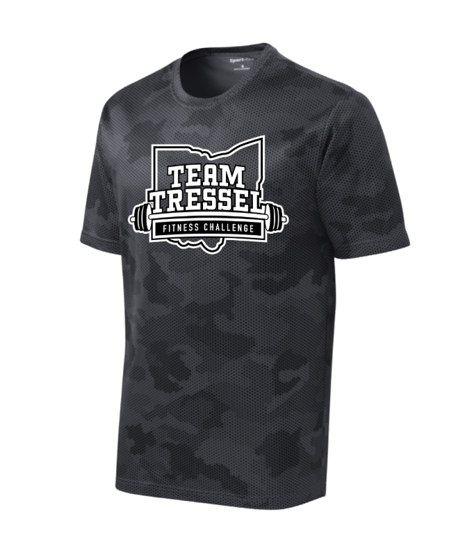Youth Team Tressel Fitness Challenge Sport Tek Camo Hex Performance Tee