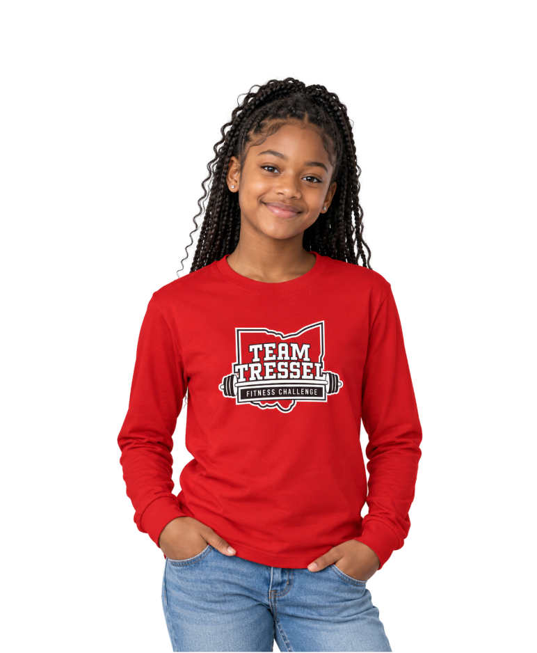 Youth Team Tressel Fitness Challenge Graphic Long Sleeve Soft Tee