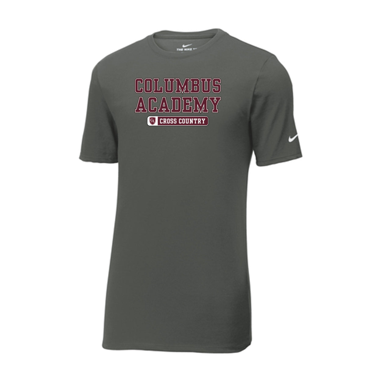 Adult Unisex Columbus Academy Cross Country Graphic Short Sleeve Nike Dri-FIT Legend Performance Tee