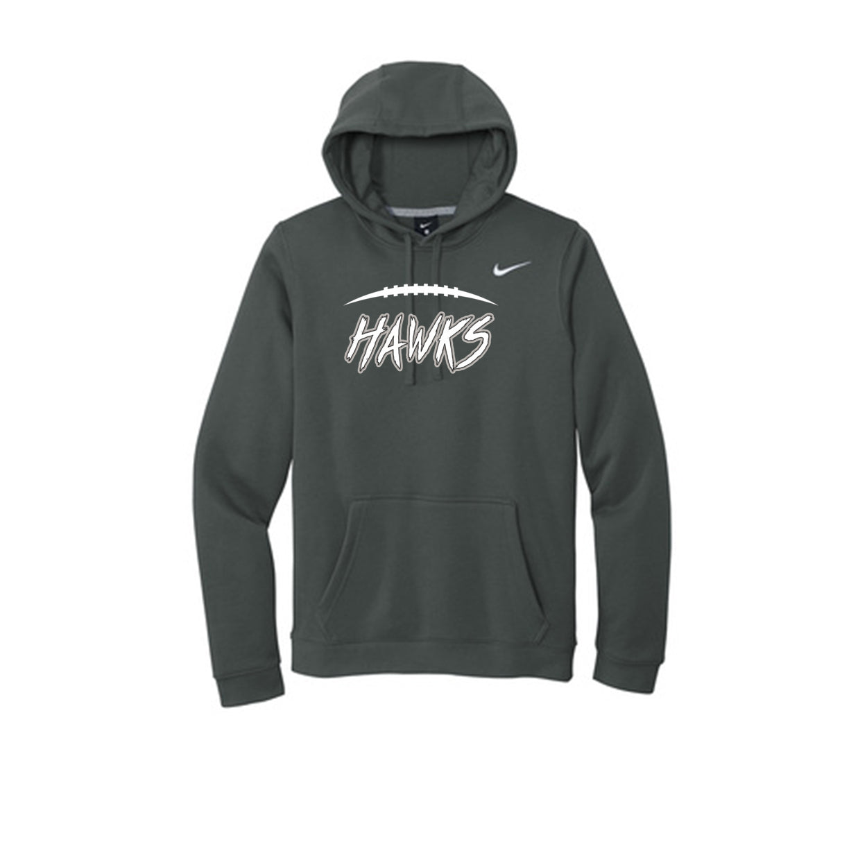 Adult Unisex Westerville Central Fighting Football Hawks Graphic Nike Club Fleece Hoodie