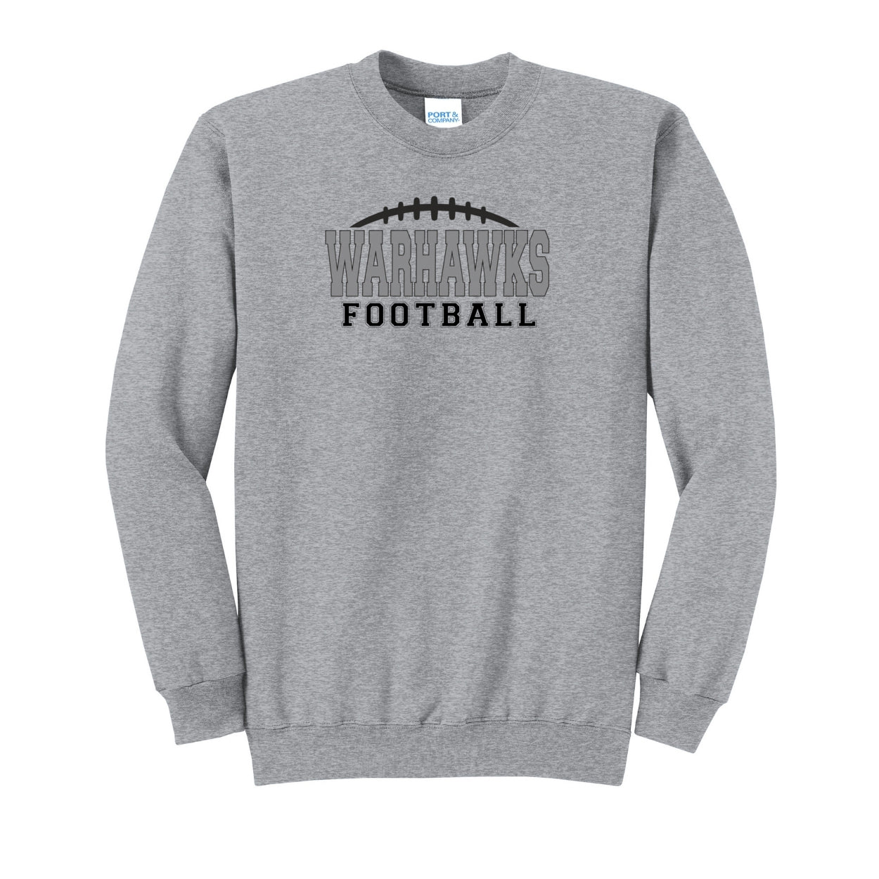 Adult Unisex Westerville Central Warhawks Football Laces Graphic Easy Sweatshirt