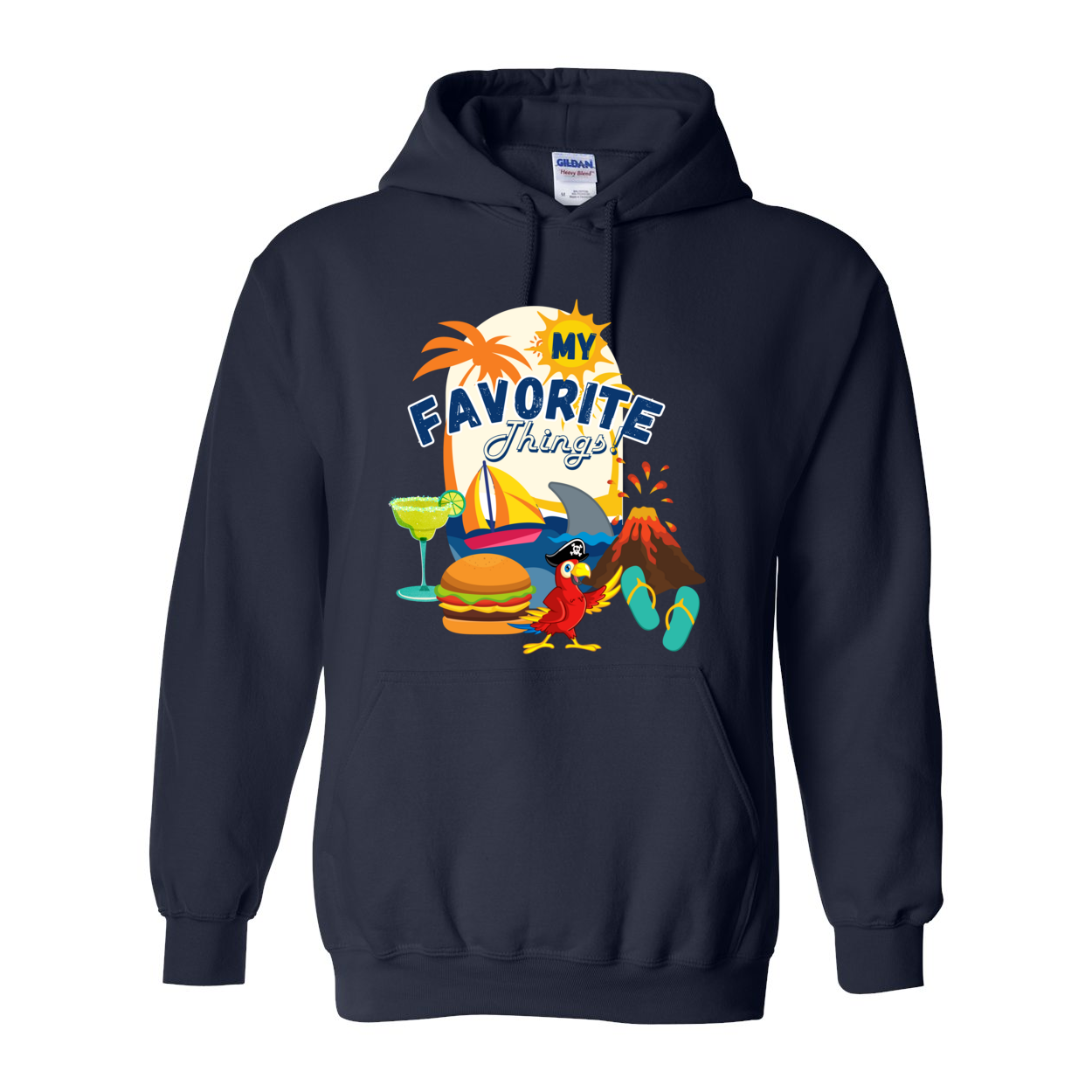 Adult Unisex My Favorite Things Graphic Hoodie