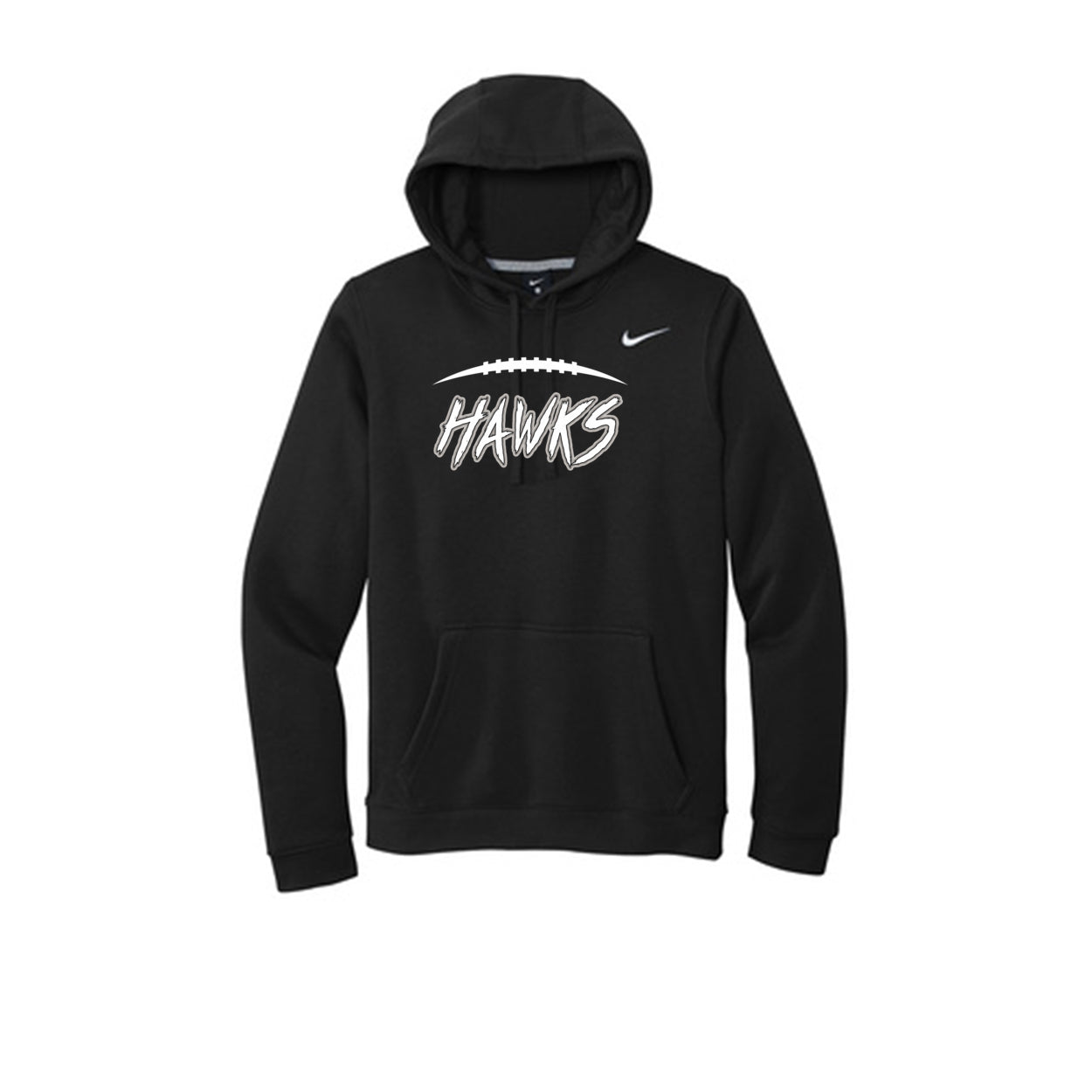 Adult Unisex Westerville Central Fighting Football Hawks Graphic Nike Club Fleece Hoodie