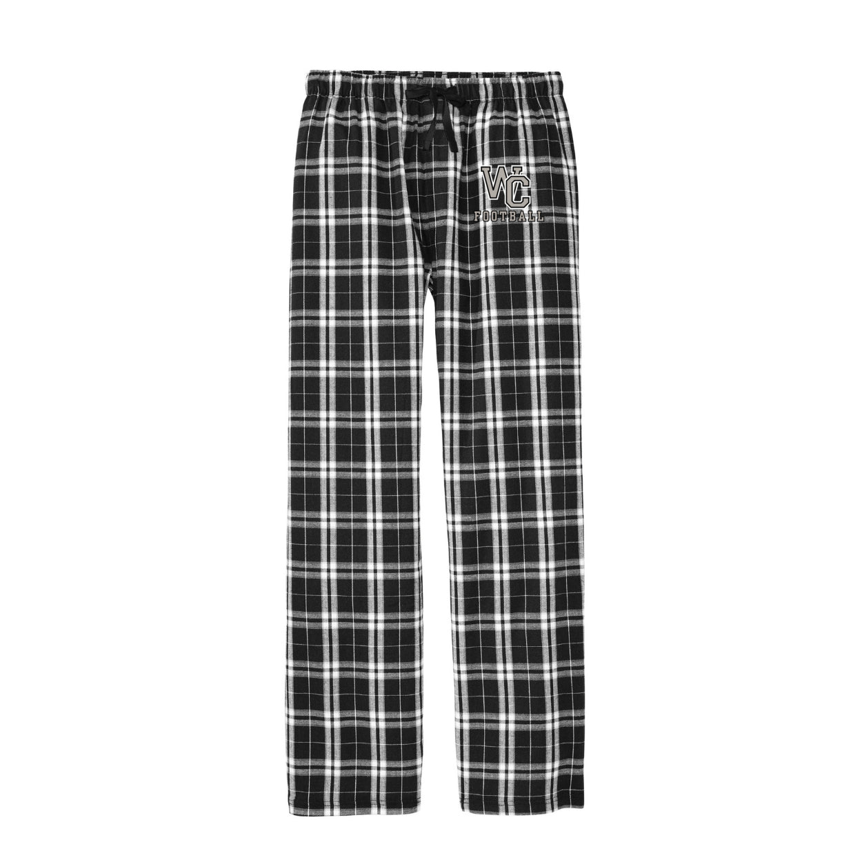Adult Unisex Westerville Central Football Logo Flannel Pajama Pants