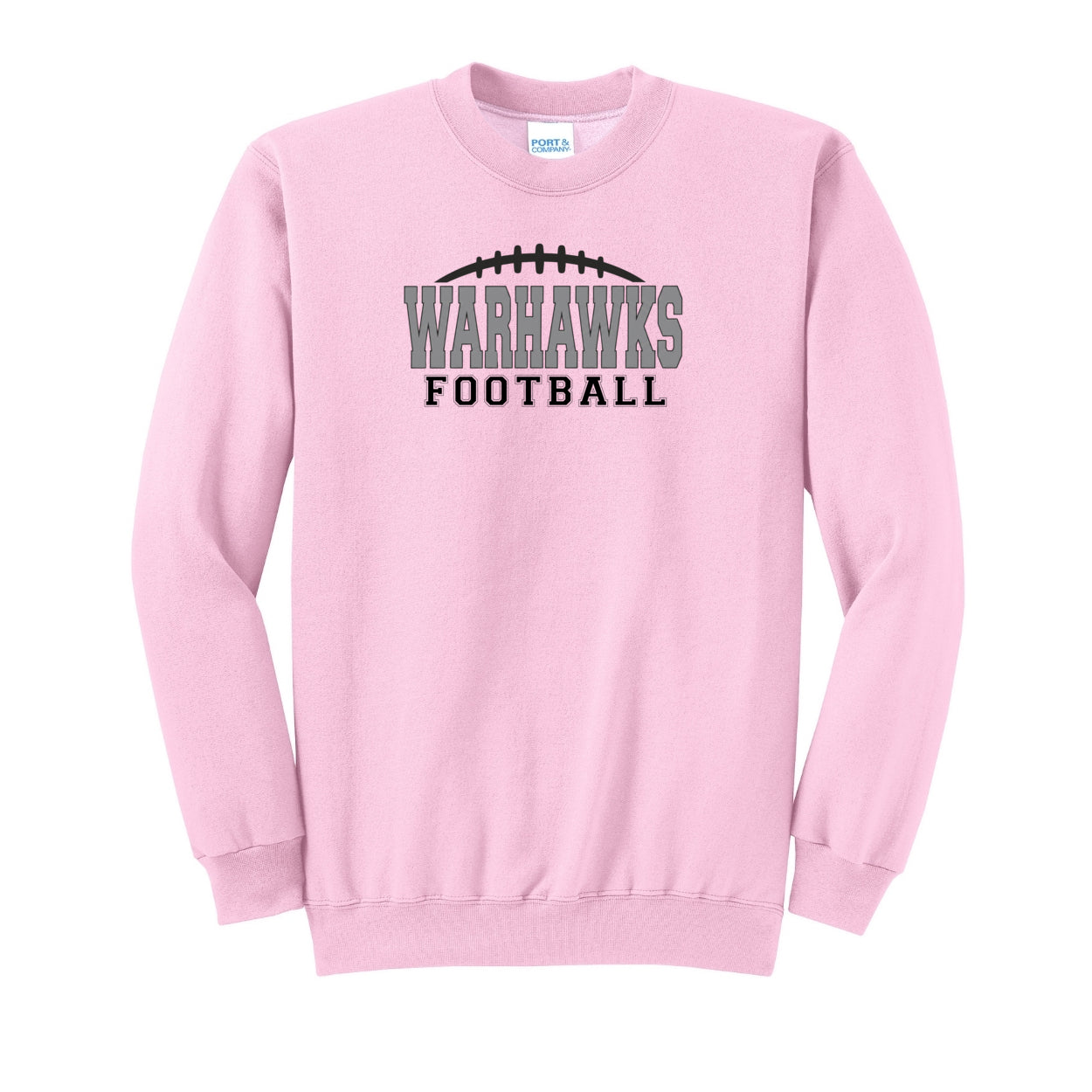 Adult Unisex Westerville Central Warhawks Football Laces Graphic Easy Sweatshirt